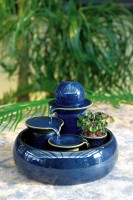 AQUA-RO-DESIGN POSLOVNA STAVBA Keramik fontana Trentino Blue