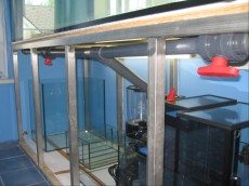 MORSKI AKVARIJ - 2023L   3 odtocni ventili in cevi morskega akvarija